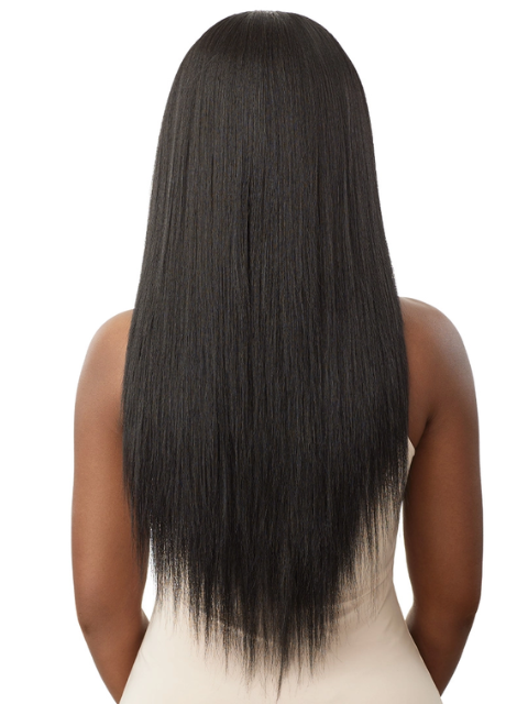 Outre Batik Premium Multi Blend NEESHA NATURAL YAKI 18" 20" 22" + 4x4 HD Lace Closure