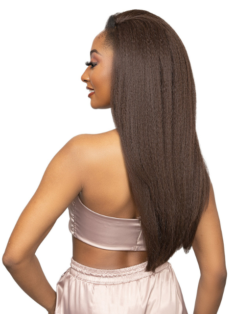 Janet Collection Remy Illusion 100% Human Hair Mix Easy N Swift Half Wig - VIGO *SALE