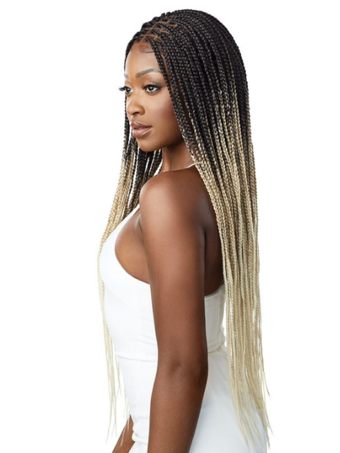 Outre Pre-Braided 13x4 Glueless HD Lace Frontal Wig - KNOTLESS SQUARE PART BRAIDS