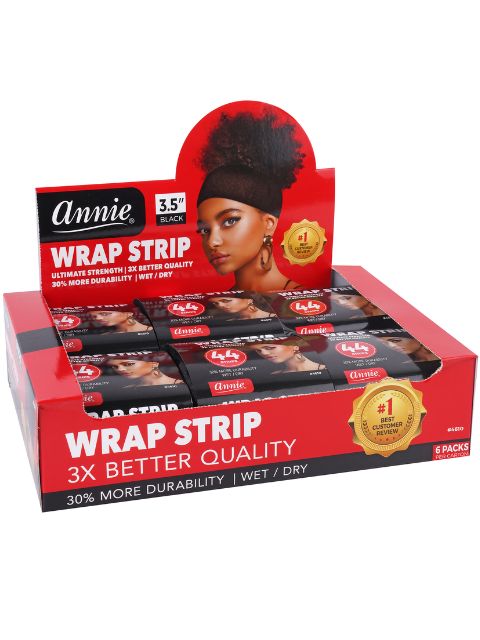 Annie Wrap Strip 44 Strips, Ulta Strong, Black 1pc  (#04610)