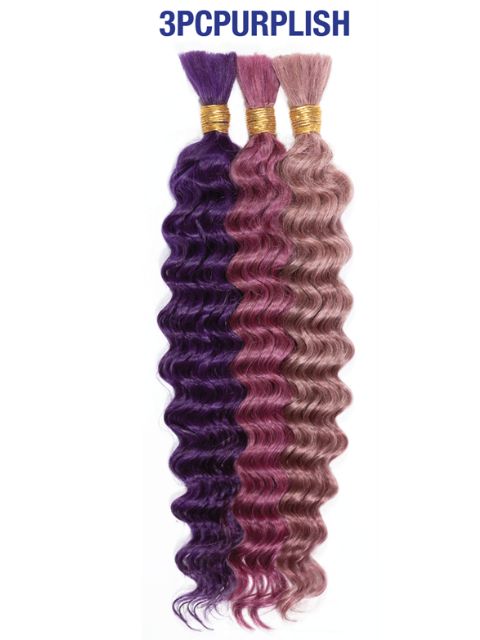 Janet Collection 100% Human Hair NEW DEEP BULK 18" Fancy Color