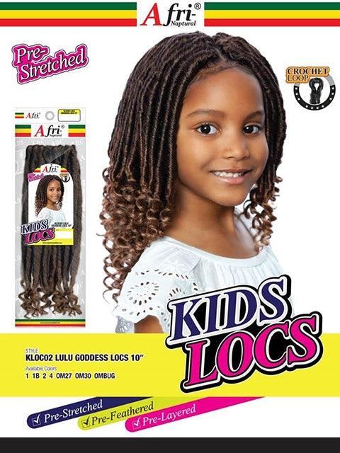 Mane Concept Afri Naptural Pre-Stretched LULU GODDESS LOCS Braid 10 KLOC02