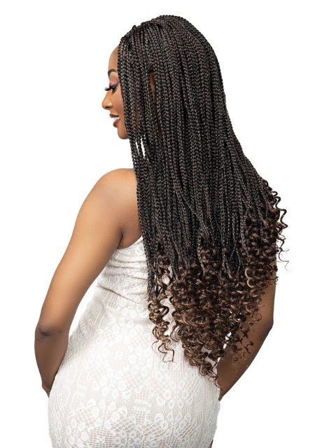 Janet Collection 3X BOX BRAID FRENCH CURL Crochet Braid 24"