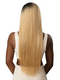 Outre Premium Purple Pack Brazilian Boutique Weave - VIRGIN SLEEK PRESSED 18" 20" 22" + 4x4 HD Lace Closure
