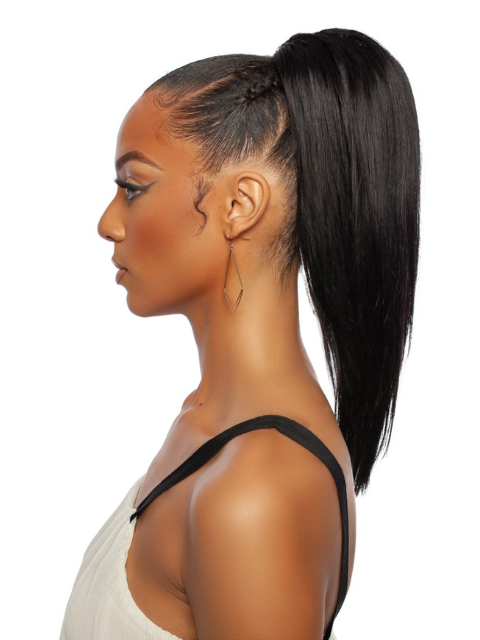 Mane Concept Pristine 100% Human Hair Ponytail Extension - STRAIGHT DRAWSTRING PONYTAIL 16" PRPE01