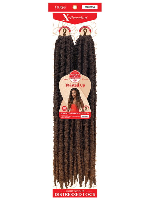 Outre X-Pression Twisted Up 2X BONITA TEMPTATION LOCS Crochet Braid 20