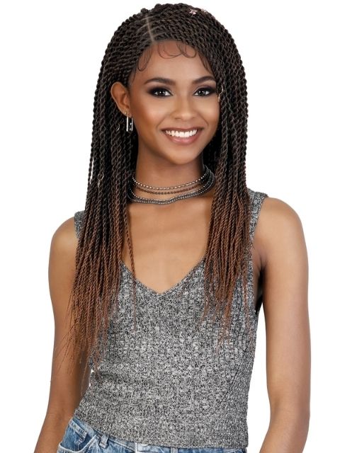 Motown Tress HD Invisible Premium Hand-Tied Lace Han-Braided Wig - WLBII.SN26