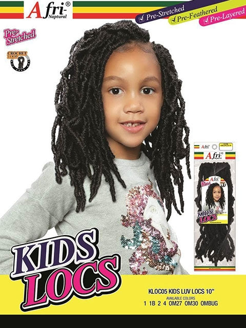 Mane Concept Afri Naptural Pre-Stretched KID's LUV LOCS 10 KLOC05
