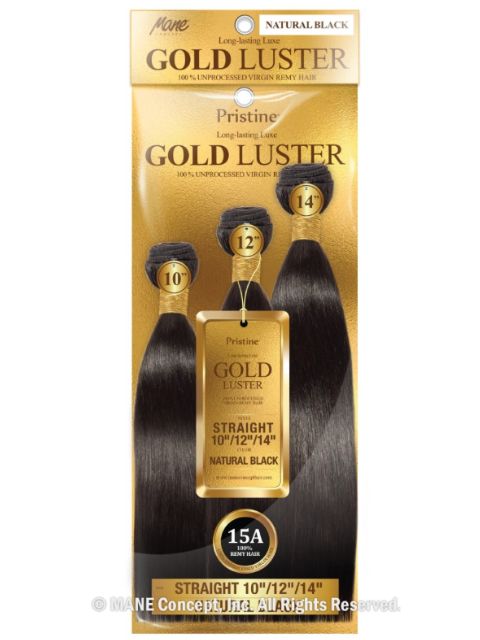 Mane Concept Pristine 100% Human Hair 15A Remy  502XL STRAIGHT- PGL502XXS