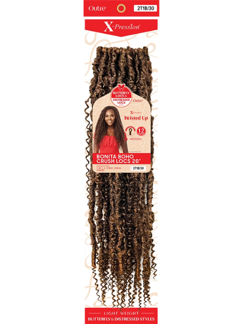 Outre X-Pression Twisted Up BONITA BOHO CRUSH LOCS Crochet Braid