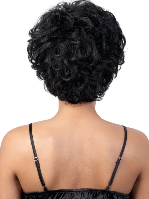 Motown Tress Human Hair Silver Gray Hair Collection Wig - S.LINDA