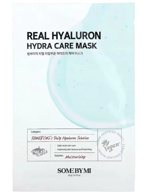 SOME BY MI, Real Hyaluron, Hydra Care Beauty Mask, 1 Sheet