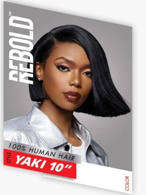 Sensationnel 100% Human Hair REBOLD YAKI Weaves 10"-16"