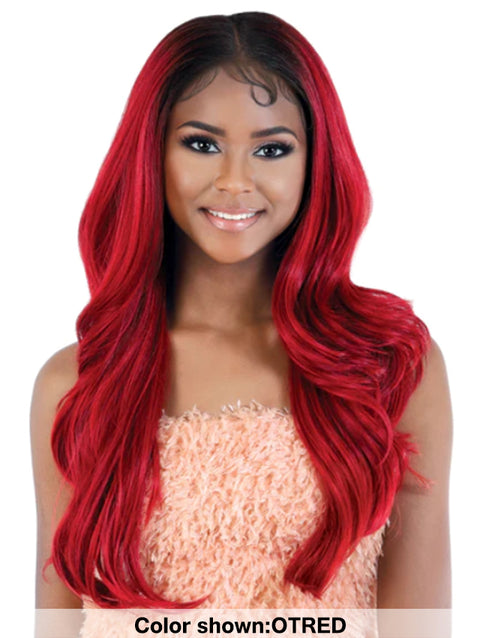Motown Tress Premium Synthetic 13x6 Faux Skin HD Invisible Lace Wig - LS136.LILY