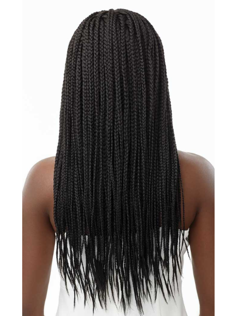 Outre Pre-Braided 13x4 Glueless HD Lace Frontal Wig - KNOTLESS SQUARE PART BRAIDS 26"