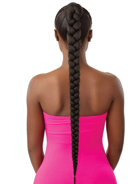 Outre Pretty Quick Wrap Pony - NATURAL BRAIDED PONYTAIL 32"