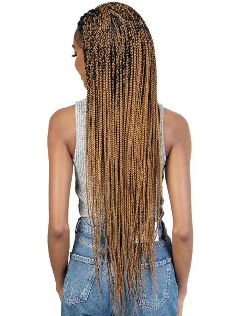 Motown Tress HD Invisible Premium Hand-Tied Lace Han-Braided Wig - WLBII.XBOX