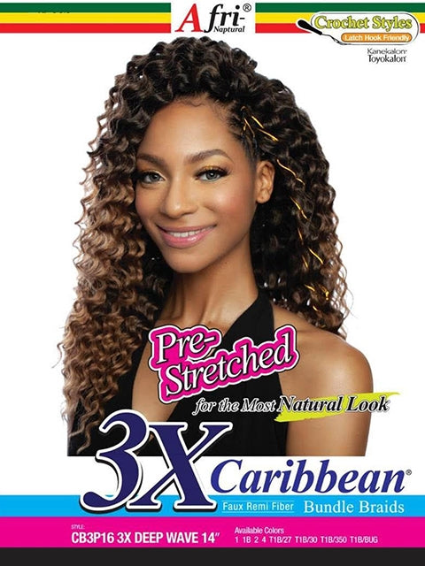 Mane Concept Afri Naptural Faux Remi New CB 3X DEEP TWIST Braid 14 CB3P16