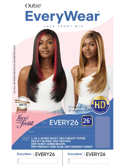 Outre Premium Synthetic EveryWear HD Swiss Lace Front Wig - EVERY 26