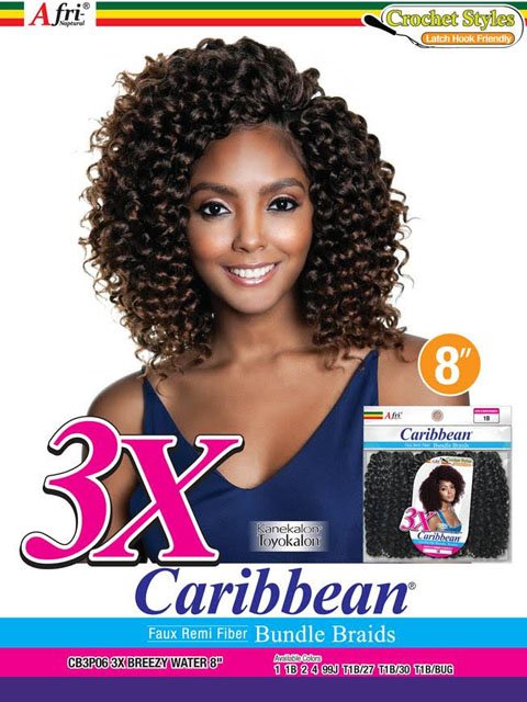 Mane Concept Afri Naptural Faux Remi CB 3X BREEZY WATER Braid 8 CB3P06