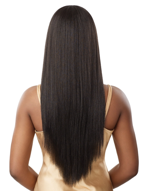 Outre 100% Human Hair Blend 5"x5" Glueless Lace Closure Wig - HHB-YAKI STRAIGHT 26"