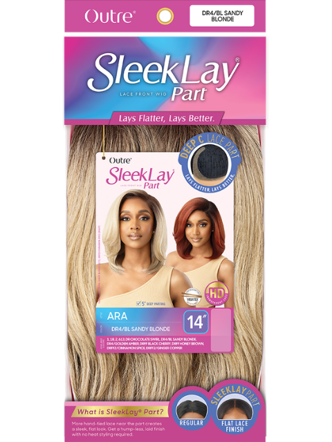 Outre Sleek Lay HD Swiss Deep-C Lace Part Lace Front Wig - ARA