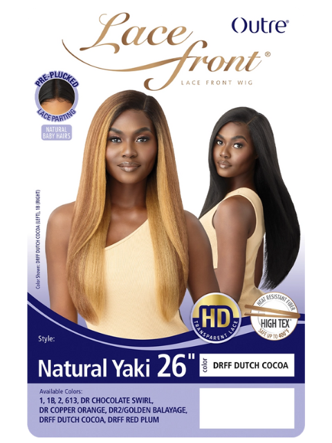 Outre Premium Synthetic HD Lace Front Wig - NATURAL YAKI 26