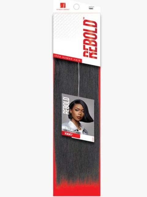 Sensationnel 100% Human Hair REBOLD YAKI Weaves 10"-16"
