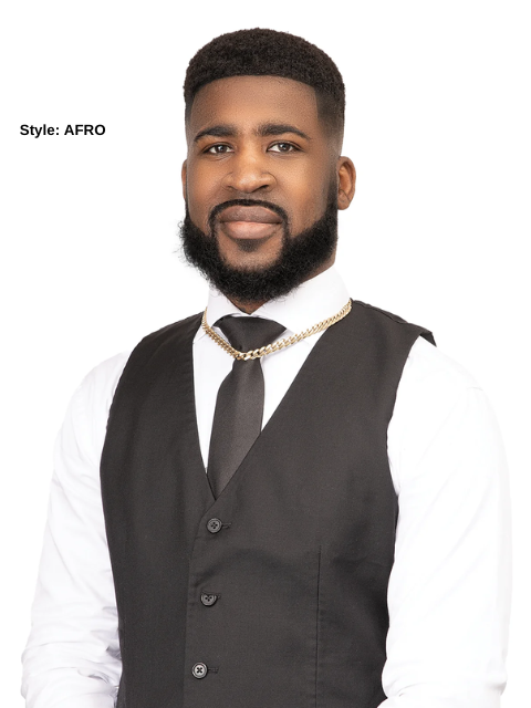 Femi Collection Edge 100% Human Hair Toupee For Man