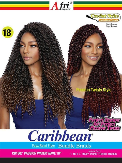 Mane Concept Afri Naptural Faux Remi PASSION WATER WAVE Braid 18 CB1807