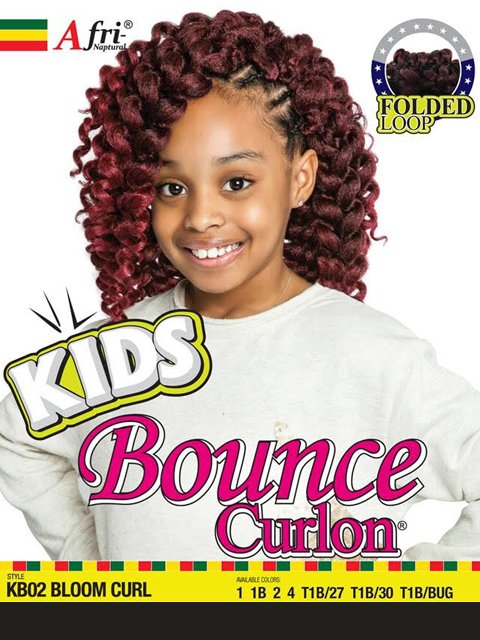 Mane Concept Afri Naptural Kids Bounce Curlon BLOOM CURL Braid KB02
