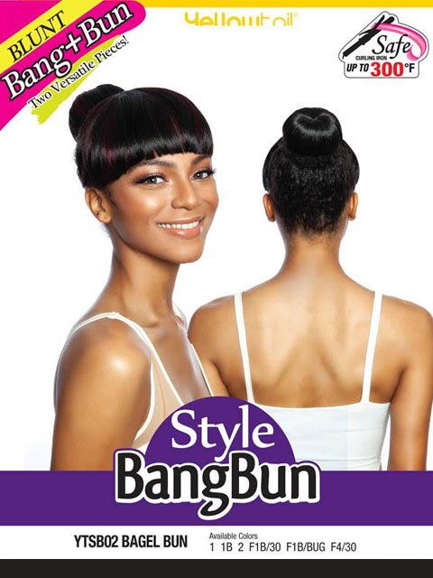 Mane Concept YellowTail Bang Bun - BAGEL BUN with BLUNT BANG YTSB02
