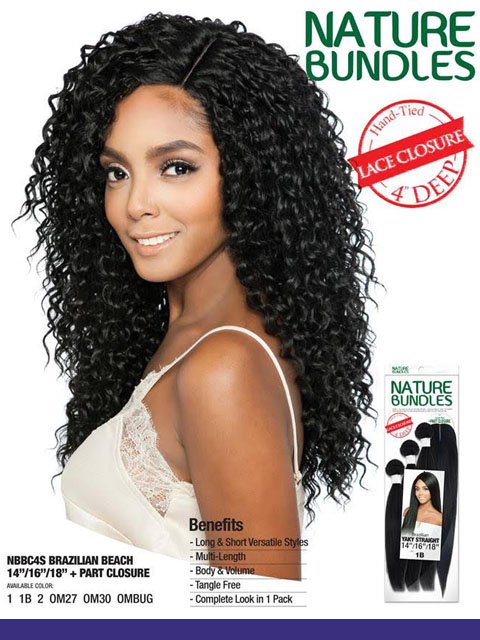 Mane Concept Nature Bundles BRAZILIAN BEACH Weave 3pc NBBC4S