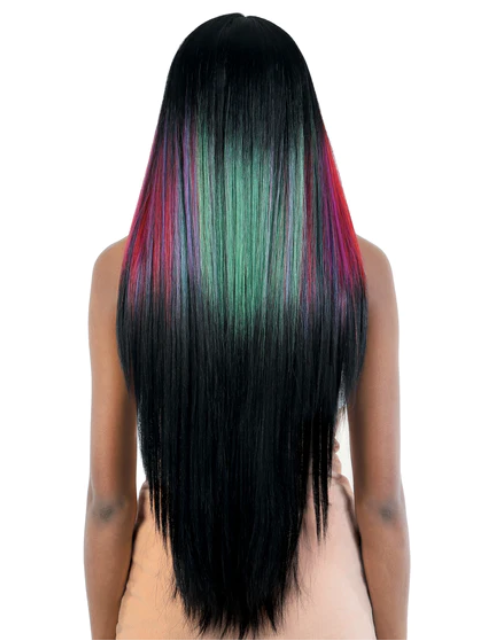 Motown Tress Premium Synthetic 13x6 Faux Skin HD Invisible Lace Wig - LS136.CHIC