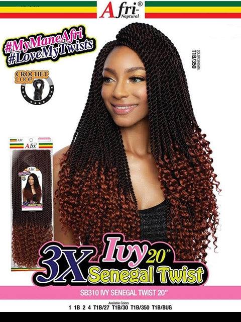 Mane Concept Afri Naptural 3X IVY SENEGAL TWIST Braid 20 SB310