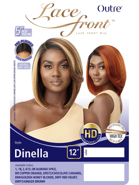 Outre HD Transparent Lace Front Wig - DINELLA