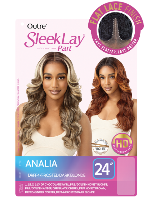 Outre Sleek Lay HD Swiss Lace Front Wig  - ANALIA