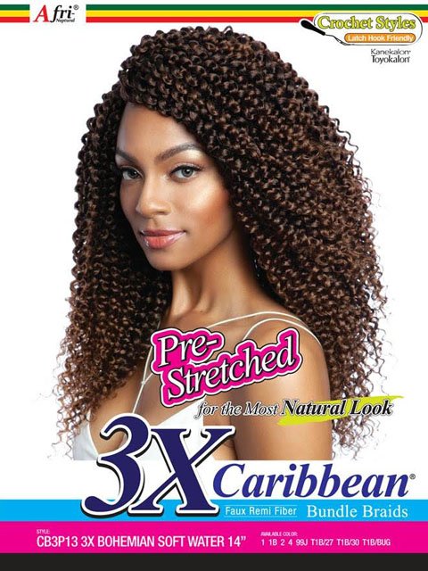 Mane Concept Afri Naptural Faux Remi CB 3X BOHEMIAN SOFT WATER Braid 14 CB3P13