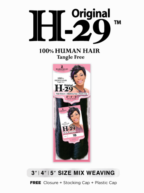 Harlem 125 100% Human Hair Short Cut Weave - H29PCS