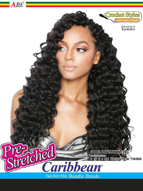 Mane Concept Afri Naptural CBP AMAZON WAVE Pre-stretched Braid 18 CBP03