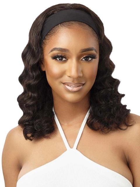 Outre Headband Human Hair Wig - HH BODY CURL 16"