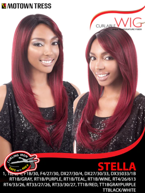 Motown Tress Curlable Premium Synthetic Wig - STELLA
