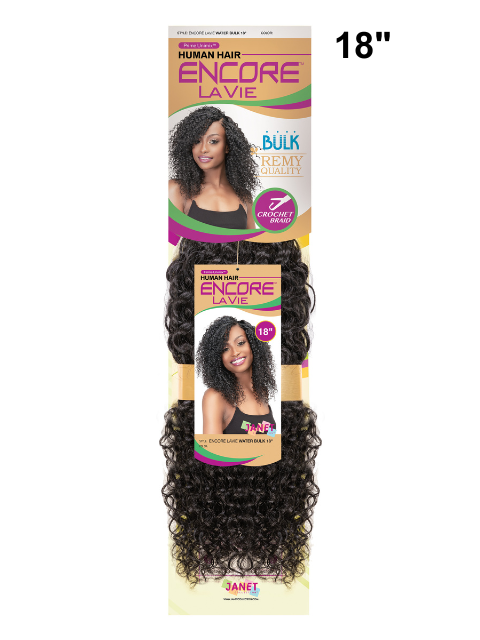 Janet Collection Human Hair Encore LaVie WATER Bulk (ELWB)