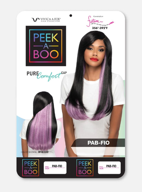 Vivica A Fox Peek-A-Boo Synthetic Pure Comfort Cap Wig - PAB-FIO