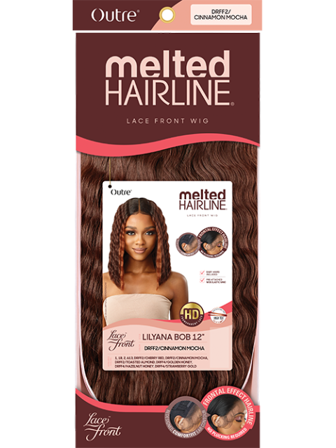 Outre Melted Hairline Premium Synthetic Glueless HD Lace Front Wig - LILYANA BOB 12