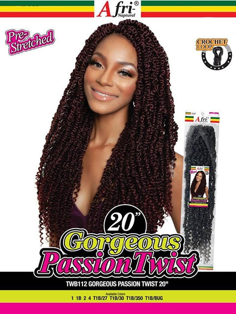 Mane Concept Afri Naptural Pre-Stretched GORGEOUS PASSION TWIST Braid 20 TWB112