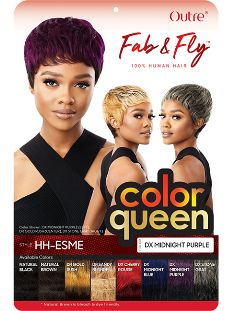 Outre Fab N Fly Color Queen Human Hair Full Wig - ESME