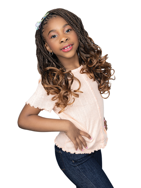 Janet Collection Nala Tress TEENY 3X PRE-STRETCHED FRENCH CURL Braid 32"