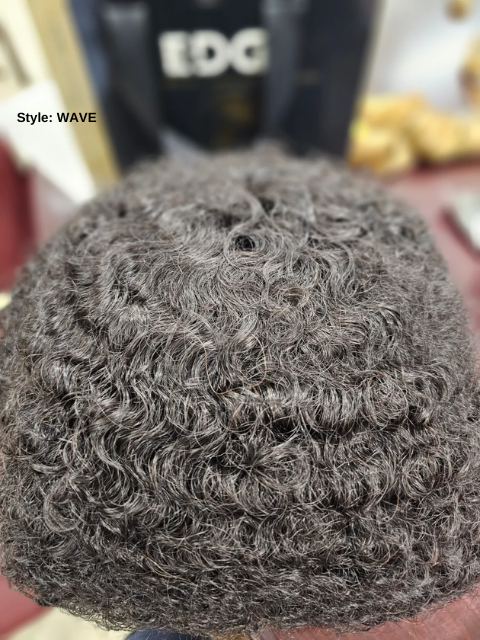 Femi Collection Edge 100% Human Hair Toupee For Man