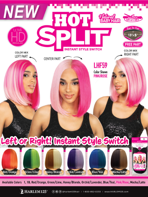 Harlem 125 Ultra HD Free Part Lace Wig - LHF59